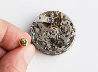 Rolex Cosmograph Daytona Valjox 72 movement,  dial,  hands,  crown and stem - RARE 5
