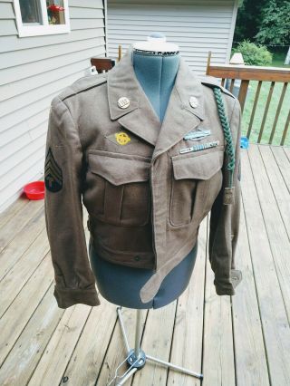 Ike Jacket Size 38r 1944 Trousers 1945 Wwii Ww2 Us Uniform Army Pants 36 X 31