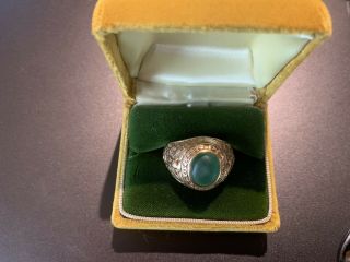 West Point 1935 Tiffany & Co.  14KT gold class ring 10