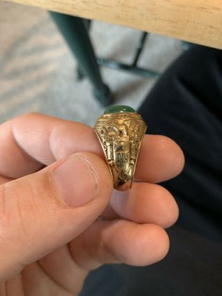 West Point 1935 Tiffany & Co.  14KT gold class ring 3