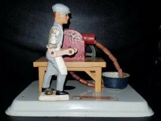 Fleischmann Live Steam Engine Sausage Grinder Tin Articulated Model Toy