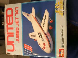 United Jumbo Jet 747 Toy