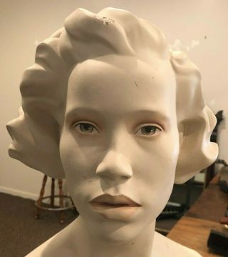 Vintage Composite Mannequin - Full Torso & Head / Life - Like Head - 2