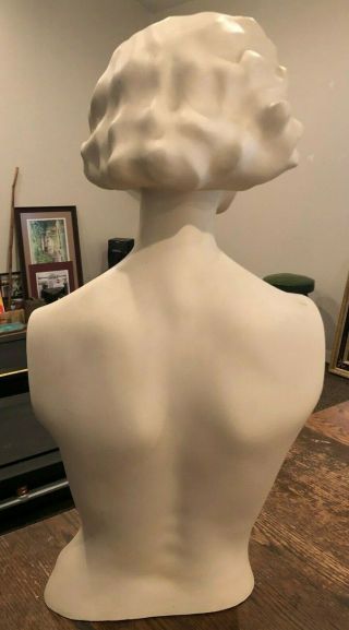 Vintage Composite Mannequin - Full Torso & Head / Life - Like Head - 3