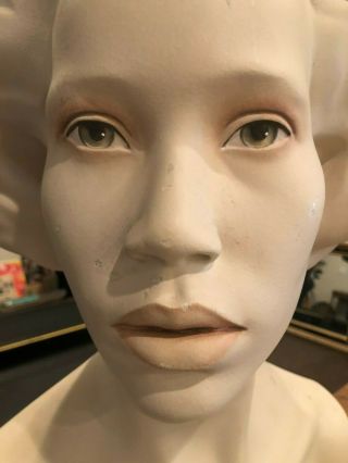 Vintage Composite Mannequin - Full Torso & Head / Life - Like Head - 6
