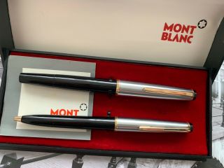 Vintage 1960s MONTBLANC No.  32S PiF and 38S Fountain Pen Set 2