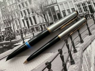 Vintage 1960s MONTBLANC No.  32S PiF and 38S Fountain Pen Set 8