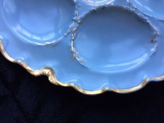 Vintage/Antique Oyster plate Limoges Haviland & Co.  France 9 