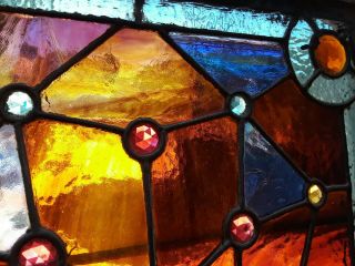 Antique Leaded Stained Glass Window 5