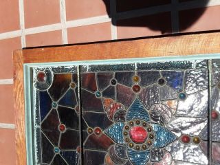 Antique Leaded Stained Glass Window 7