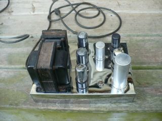 Vintage Radio Craftsmen Model 2 Mono Block 6v6 Vacuum Tube Amplifier