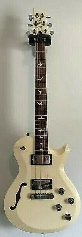 Prs S2 Singlecut Semi - Hollow Electric Guitar - Antique White - Made In Usa