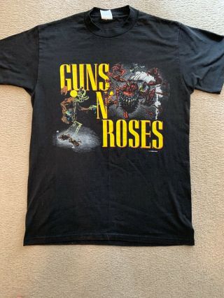 Vintage Guns N Roses Shirt 1987 Banned Rape Scene Metallica Ozzy Iron Maiden