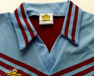 Deadstock WEST HAM UNITED 1980 Vintage ADMIRAL Shirt Jersey 1976 1977 1978 5