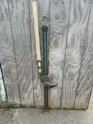 Vintage Harrah Handyman High Lift Auto Jack Tool Bloomfield Indiana Usa