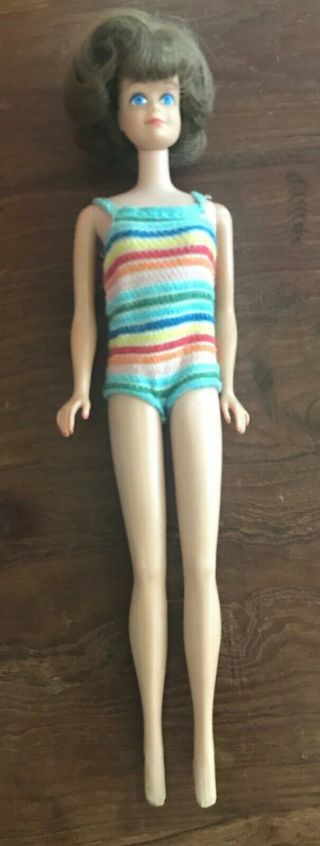 Vintage Barbie Midge 1080 Bendable Legs Outfit Japan Brunette