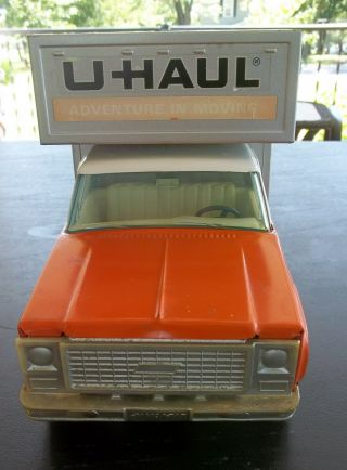 VINTAGE 1970 ' s NYLINT FORD UHAUL MOVING TRUCK VAN USA MADE ROCKFORD IL 4