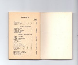 VERY RARE 1931 - 32 VINTAGE BAR GUIDE BOOKLET SLOPPY JOE ' S HAVANA CUBA 7