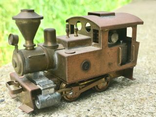 Brass Vintage Ho 0 - 4 - 0 Plantation Ken Kidder Steam Tank Locomotive Switcher