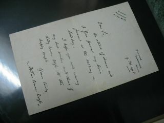 Arthur Conan Doyle Autograph Letter Signed Antique Als Sherlock Holmes