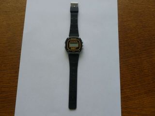 VINTAGE COLLECTABLE 1980 ' S JAMES BOND 007 MELODY LCD ZEON WATCH,  NOT WORN,  NOS 2