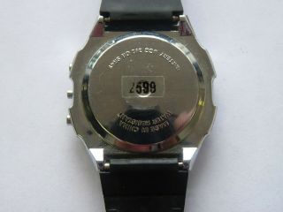 VINTAGE COLLECTABLE 1980 ' S JAMES BOND 007 MELODY LCD ZEON WATCH,  NOT WORN,  NOS 8