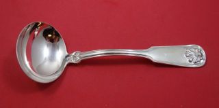 Shell And Thread By Tiffany & Co.  Sterling Silver Gravy Ladle Plain Bowl 7 1/4 "