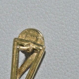 Vintage 9 carat gold Scottish Ola Gorie Art Deco Style Earrings 4