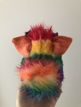 Vintage furby Gay Pride Rainbow custom Furby Art Piece Love Wins 3