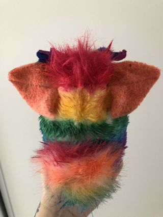 Vintage furby Gay Pride Rainbow custom Furby Art Piece Love Wins 4
