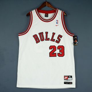 100 Authentic Michael Jordan Vintage Nike Bulls Rookie Jersey Size 3xl 56