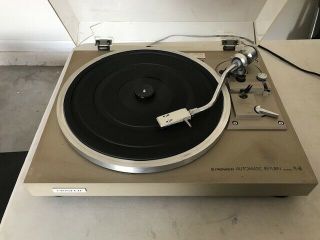 Vintage Pioneer Pl - 514 Automatic Return Record Player Turntable