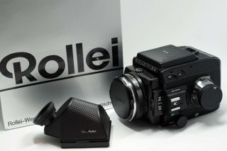Rare Exc,  Rollei Rolleiflex Sl66se Camera,  Hft Planar 2.  8/80 Lens W/ Box