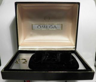 Vintage Omega Metal Clad Watch Box For Speedmaster Or Seamaster Watches