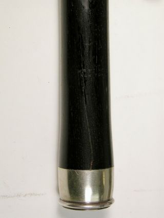 Antique Boehm System Grenadilla Wood & Silver C - Flute by W.  R.  Meinell of N.  Y. 7