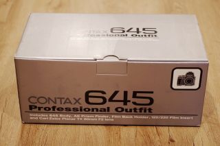 Collectible Rare As NIB Contax 645 kit w/ Zeiss planar T 80mm f/2 80/2 2