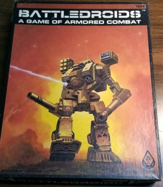 Fasa Vintage 1984 Battledroids Game; All Compnents - Pre - Lawsuit Battletech