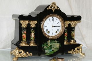 Seth Thomas Mantel Antique Clock C/1899 - Model " Mexico " Totally Restored - -