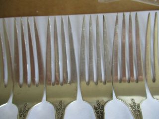8 Towle LOUIS XIV Sterling Silver Dinner Forks 7 7/8 