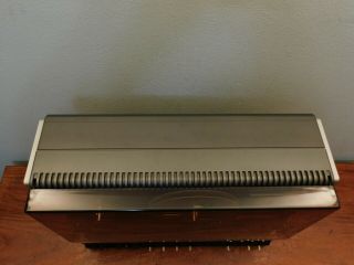 Philips N4506 Model Vintage Reel To Reel Tape Deck w/ Cover & Take - Up 8