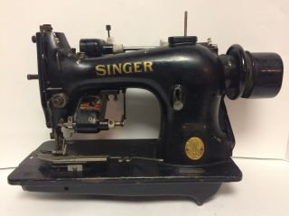 Singer 95 - 82 Lockstitch Shirring Fabric Trimmer Industrial Sewing Machine Head