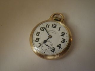 Circa 1941 Hamilton " 992b " Railroad Watch.  16 Size.  21 Jewels.