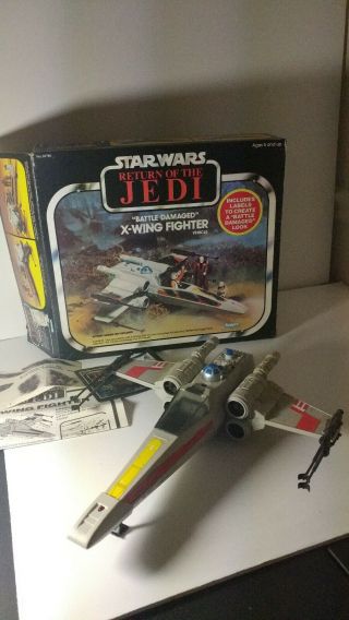 Star Wars Vintage Luke Skywalker’s X - Wing Fighter 1978 Kenner