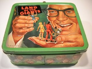 Vintage Aladdin Land Of The Giants Lunch Box And Thermos From 1968 - Very Good