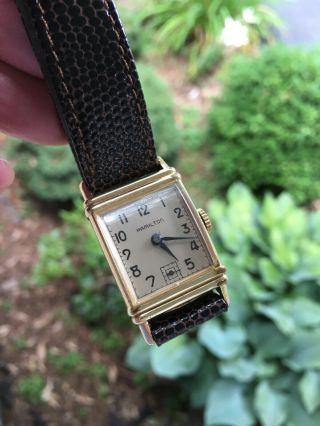 Vintage Hamilton “lester” 19 Jewels Grade 982 Wrist Watch Running