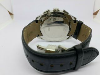 VINTAGE Men ' s Tissot 1853 Chronograph Black Strap Quartz Date Wrist Watch 7