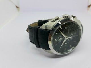 VINTAGE Men ' s Tissot 1853 Chronograph Black Strap Quartz Date Wrist Watch 8