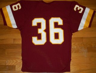 1987 Redskins Timmy Smith Authentic Game Jersey Sz 44 Sand Knit USA Vtg 3