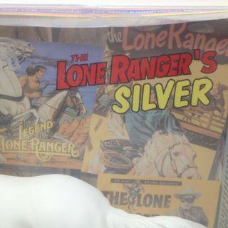 BREYER HORSE Vintage 574 The Lone Ranger ' s SILVER Rearing With VHS Movie VIDEO 2