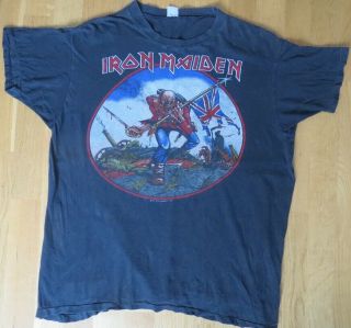 Iron Maiden - The Trooper 1984 Shirt Vintage 80 